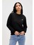 Basıc Crewneck Kadın Sweatshirt 23.04.12.001NIGHT 1