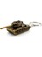 Savaş Tankı Zırhlı Araç Figür Ağır Antik Sarı Renkli Metal Anahtarlık KC143 1