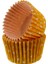 Cupcake Kalıbı Pet Kapsül Kek Kalıbı 48 x 34 mm x 100 Adet - Kar Desenli Turuncu 1