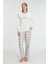 MOTTO10BUTIK Anıl Uzun Kol Pamuklu Kışlık Pijama Takımı 1