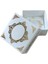 Komple Karton Kutu Saray Desen Gold Yaldız 4x4x2 Cm (50 Adet) Beyaz 2