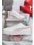 Kadın Snekars Yüksek Taban Spor Ayakkabı Kadın Sneaker Ayakkabı 380147-05-2 Bej 2