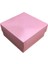 Komple Karton Kutu Düz Renk 10x10x5 Cm (25 Adet) Pembe 1