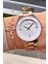 MRD12048 Rose Gold Renk Kadın Kol Saati Bileklik Hediyeli 4