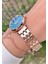 MRD12297 Rose Gold Renk Kadın Kol Saati Bileklik Hediyeli 3