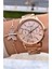 MRD12032 Rose Gold Renk Kadın Kol Saati Bileklik Hediyeli 1