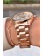 MRD12136 Rose Gold Renk Kadın Kol Saati Bileklik Hediyeli 2