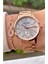 MRD12136 Rose Gold Renk Kadın Kol Saati Bileklik Hediyeli 3