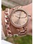 MRD12253 Rose Gold Renk Kadın Kol Saati Bileklik Hediyeli 2