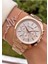 MRD11981 Rose Gold Renk Yeni Model Kadın Kol Saati Bileklik Hediyeli 3