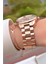 MRD12043 Rose Gold Renk Kadın Kol Saati Bileklik Hediyeli 2