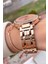 MRD12049 Rose Gold Renk Kadın Kol Saati Bileklik Hediyeli 2