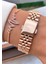 MRD12238 Rose Gold Renk Kadın Kol Saati Bileklik Hediyeli 5