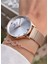 MRD12354 Rose Gold Renk Kadın Kol Saati Bileklik Hediyeli 4