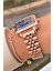 MRD11902 Rose Gold Renk Çelik Kordon Kadın Kol Saati Bileklik Hediyeli 2