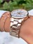 MRD12215 Rose Gold Renk Kadın Kol Saati Bileklik Hediyeli 3