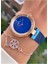 MRD12103 Lacivert Rose Renk Kadın Kol Saati Bileklik Hediyeli 3