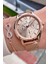MRD12065 Rose Gold Renk Kadın Kol Saati Bileklik Hediyeli 3