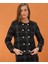 Siyah-Beyaz Ekoseli Buklet Şanel Kışlık Kumaş Blazer Ceket 1