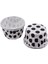 Cupcake Kalıbı Orta Boy 50*39 mm (50 Adet) Puantiyeli Beyaz 1