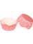 Kek Kalıbı Pet Kapsül 65 x 38 mm Kağıt Cupcake Kağıdı x 100 Adet - Puantiyeli Pembe 1