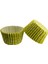 Cupcake Kalıbı Pet Kapsül Kek Kalıbı 48X34 mm (100 Adet) Puantiyeli Sarı 1