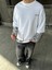 Bisiklet Yaka 'live With Passion' Baskılı Sweatshirt Beyaz 5
