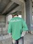 Bisiklet Yaka 'live With Passion' Baskılı Sweatshirt Yeşil 2