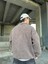 Yıkamalı Polo Yarım Fermuarlı Yaka Oversize Sweatshirt Kahverengi 4