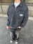 Yıkamalı Polo Yarım Fermuarlı Yaka Oversize Sweatshirt Siyah 1