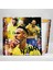Brezilyalı Efsane Futbolcu Neymar Sokak Sanatı Grafiti Kare Kanvas Tablo 2