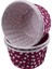 Cupcake Kalıbı Orta Boy 50*39 mm (50 Adet) Puantiyeli Mor 1