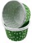 Cupcake Kalıbı Minik Boy 38*30 mm (100 Adet) Puantiyeli Yeşil 1