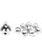 Metal Çıngırak Zil 1 Cm (50 adet) Gümüş 1