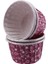 Cupcake Kalıbı Orta Boy 50*39 mm Kar Desenli (50 Adet) Kar Desenli Mor 1