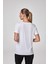Kadın Kısa Kollu Derin V Yaka T-Shirt Bluz 2