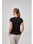 Kadın Kısa Kollu Sıfır Yaka T-Shirt-Body Fıt Kalıp 2