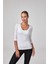 Kadın Truvakar Kol Açık Yaka Body Bluz Fit Kalıp 1