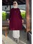 Melda Triko Tunik Bordo 3