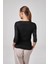 Kadın Truvakar Kol Açık Yaka Body Bluz Fit Kalıp 2