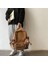 Moda Kadın Sırt Çantası Saf Renk Şerit Harajuku Okul Çantası Genç Lüks Kız Sırt Çantası Kadın Sevimli Bagkpack-B (Yurt Dışından) 3
