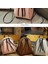 Moda Bayan Sırt Çantası Mini Deri Omuz Çantası Küçük Seyahat Sırt Çantası Okul Kız Schoolbag Telefonu Çanta Kahverengi (Yurt Dışından) 3