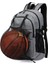 Erkek Spor Spor Çantası Basketbol Sırt Çantası Açık Eğlence Sırt Çantası Futbol Çantası Laptop Çantası Okul Çantası Gri (Yurt Dışından) 2