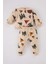 Erkek Bebek 2'li Takım Yeni Yıl Baskılı Bisiklet Yaka Sweatshirt Beli Lastikli Alt D5932A524WN 5
