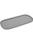 427054 "Savant" Gri Metal Dekoratif Tepsi 38cm Uzunluğunda 17cm Genişliğinde 1