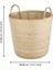 426513 "naraha" Doğal Ahşap Sepet 41CM Yüksekliğinde 36CM Çapında 3