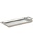 427009 "Savant" Dekoratif Nikel Metal Tepsi 28,5cm Uzunluğunda 12,5cm Genişliğinde 3