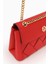 Kırmızı Baklava Desen Zincirli Omuz Çantası 3