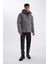 Slim Fit Dar Kesim Şişme Mont Kapüşonlu Fermuarlı Çift Cepli A3489AX24WN 2
