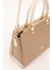 VİZON KREM Çok Gözlü El Çantası 3